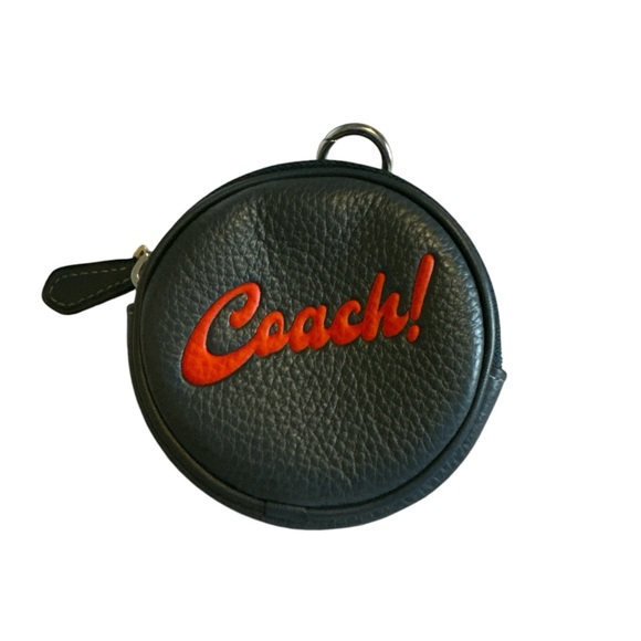 Coach Handbags - Round Coin Case With Coach Graphic NWT